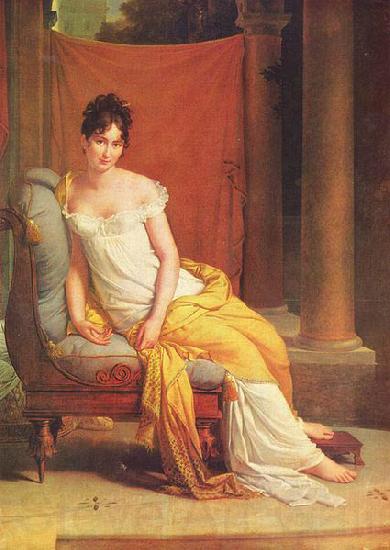 unknow artist Portrat der Madame Recamier France oil painting art